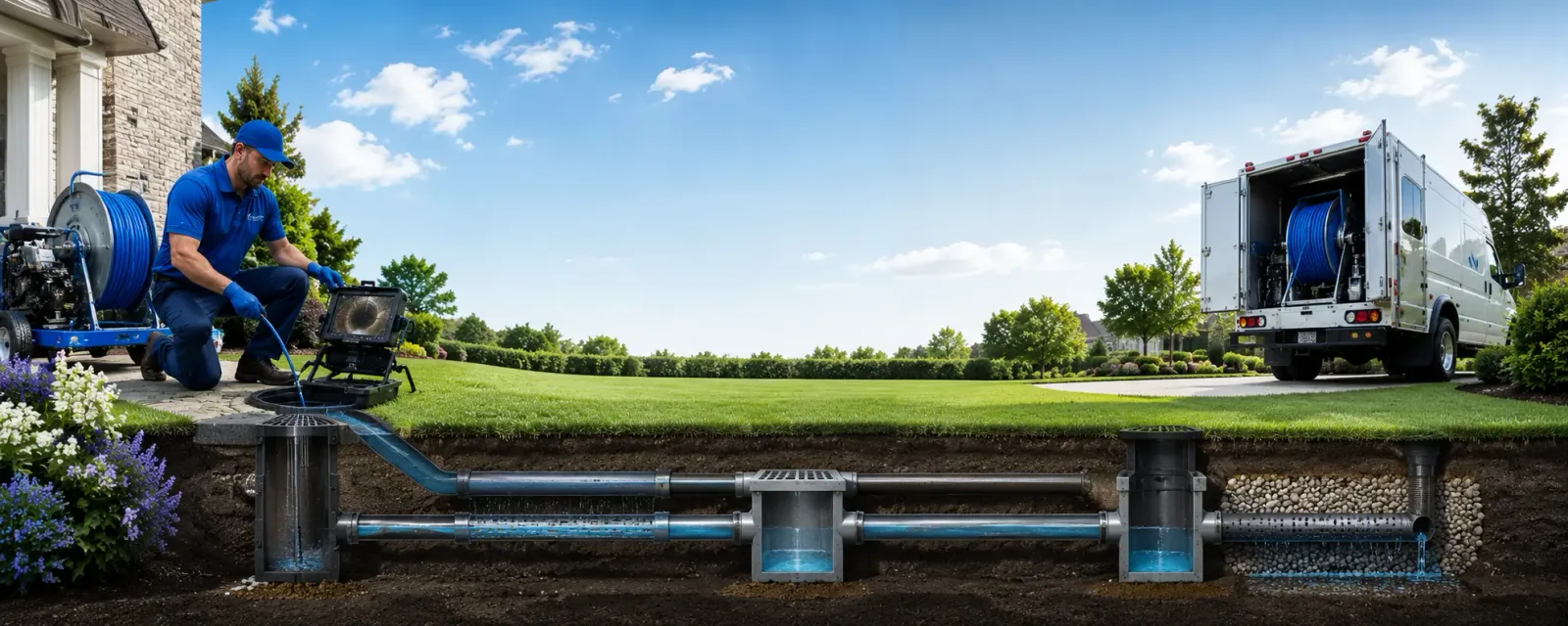 Outdoor drain cleaning information for Lonetree, WY